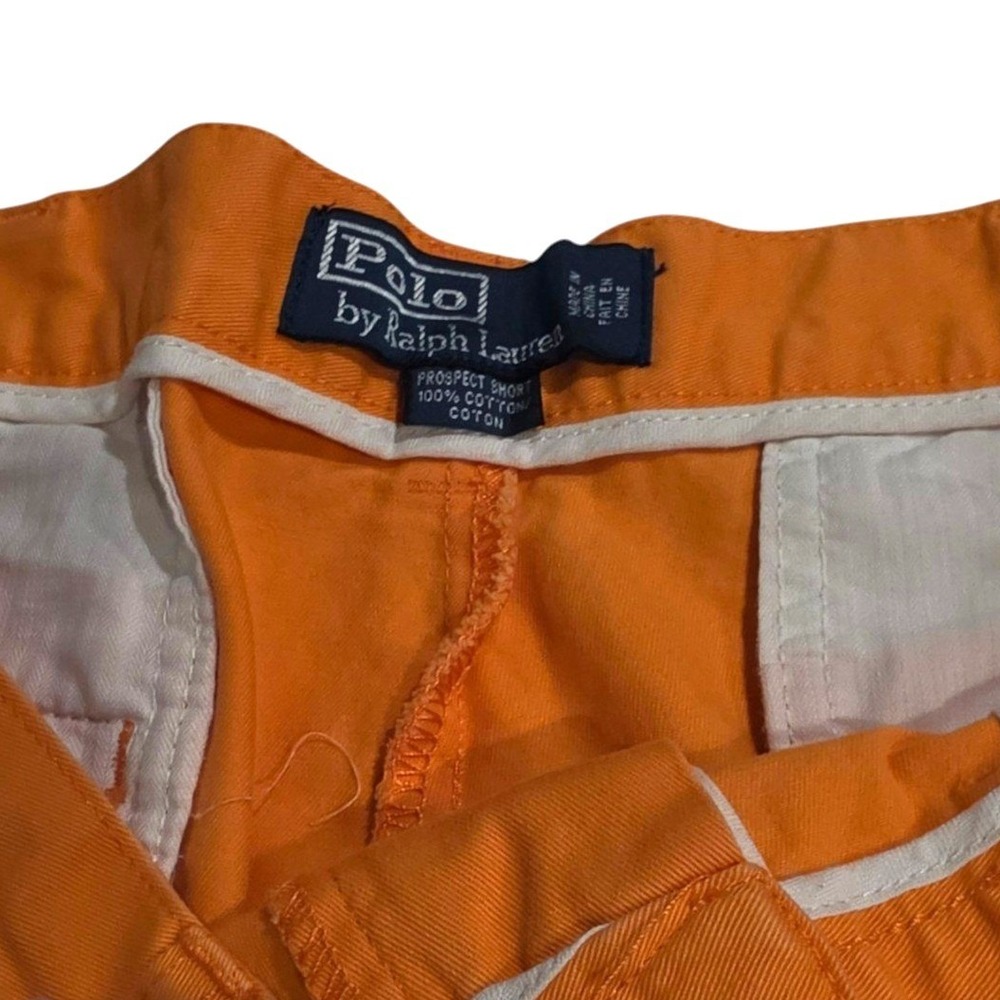 Polo Ralph Lauren Mens Prospect Chino Shorts Orange Cotton Twill 36 - Picture 5 of 9